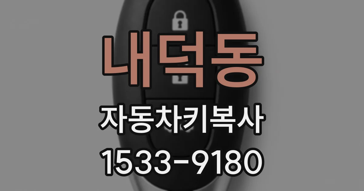 내덕동 자동차키복사