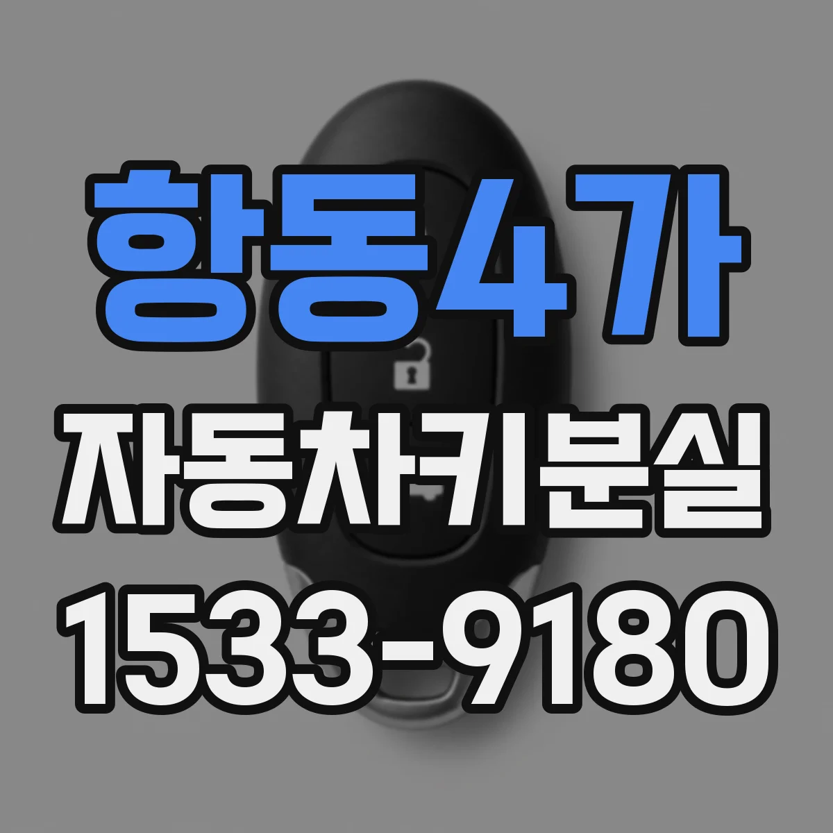 항동4가 자동차키분실