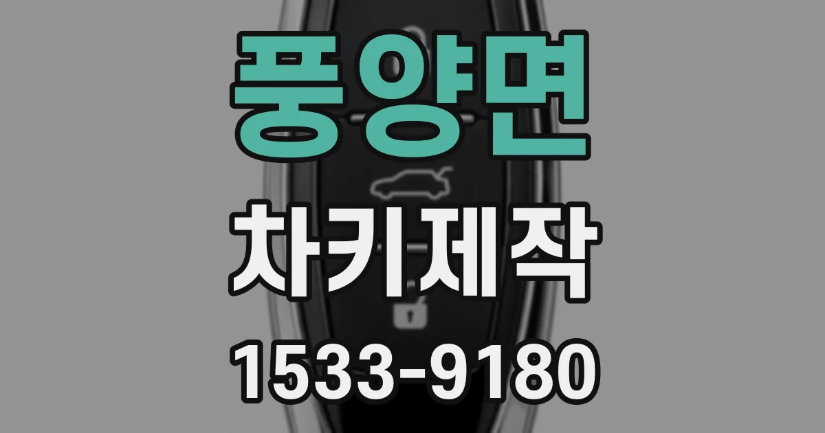 풍양면 차키제작