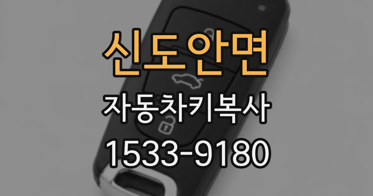 신도안면 자동차키복사