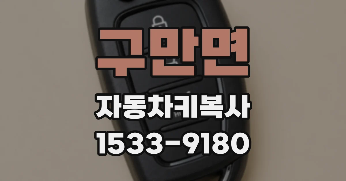 구만면 자동차키복사