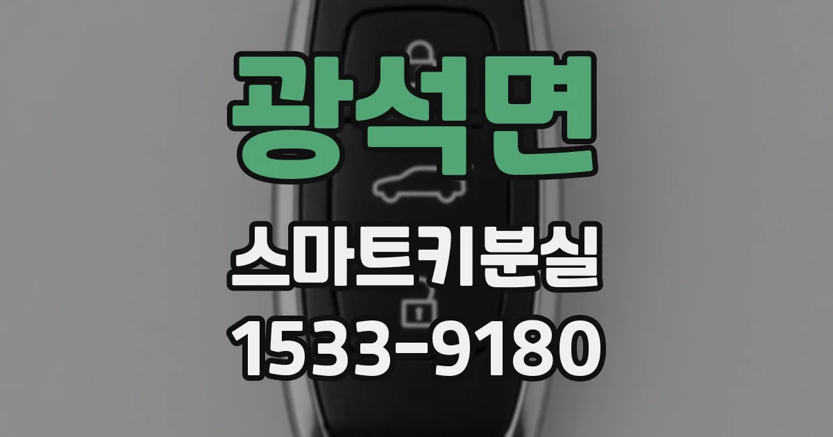 광석면 스마트키분실
