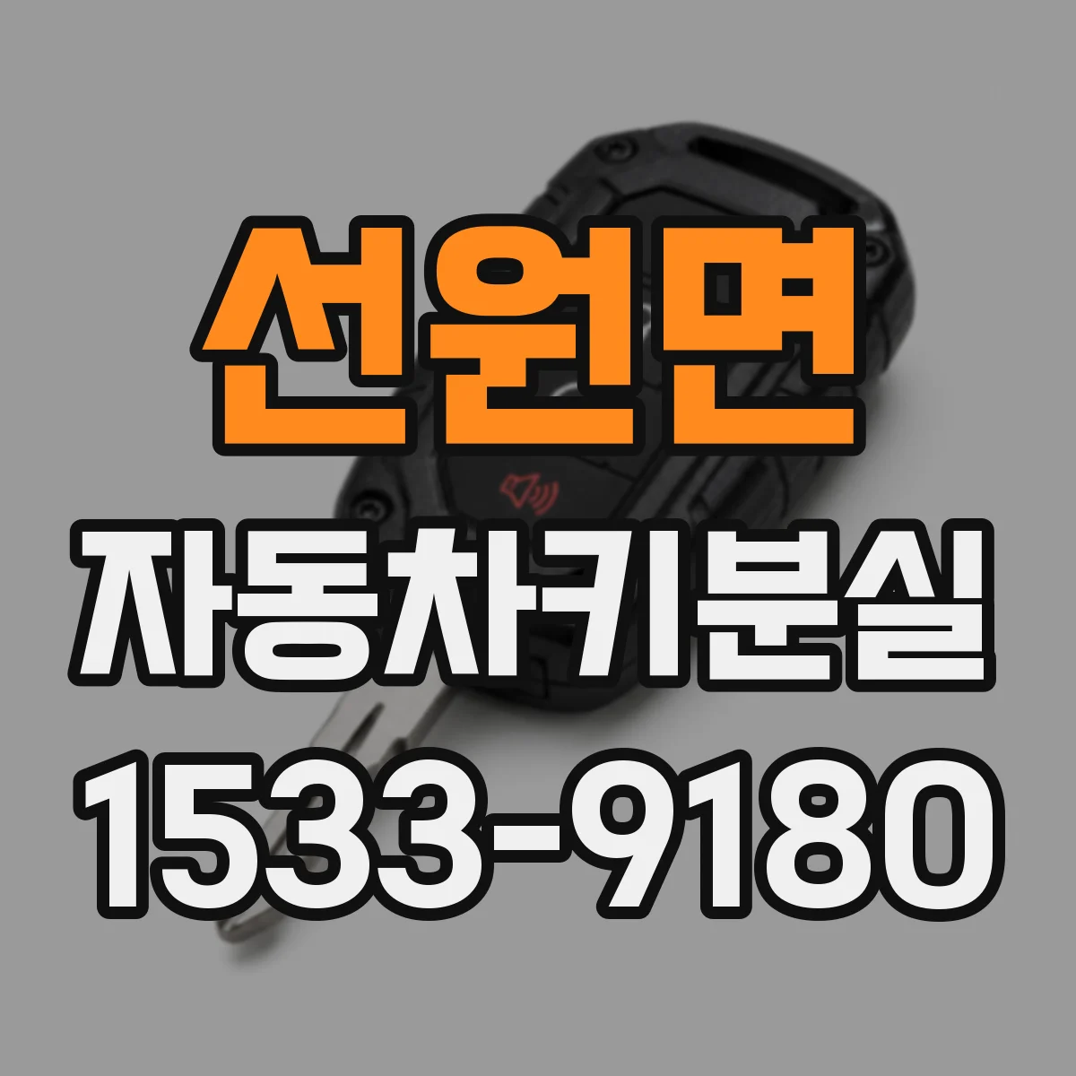 선원면 자동차키분실