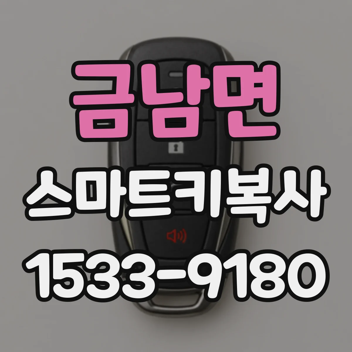 금남면 스마트키복사
