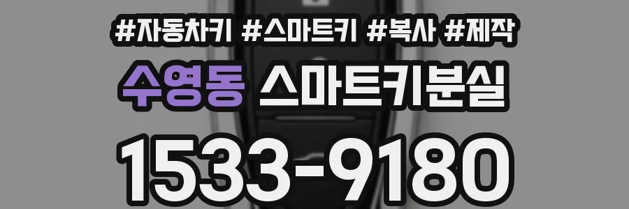 수영동 스마트키분실