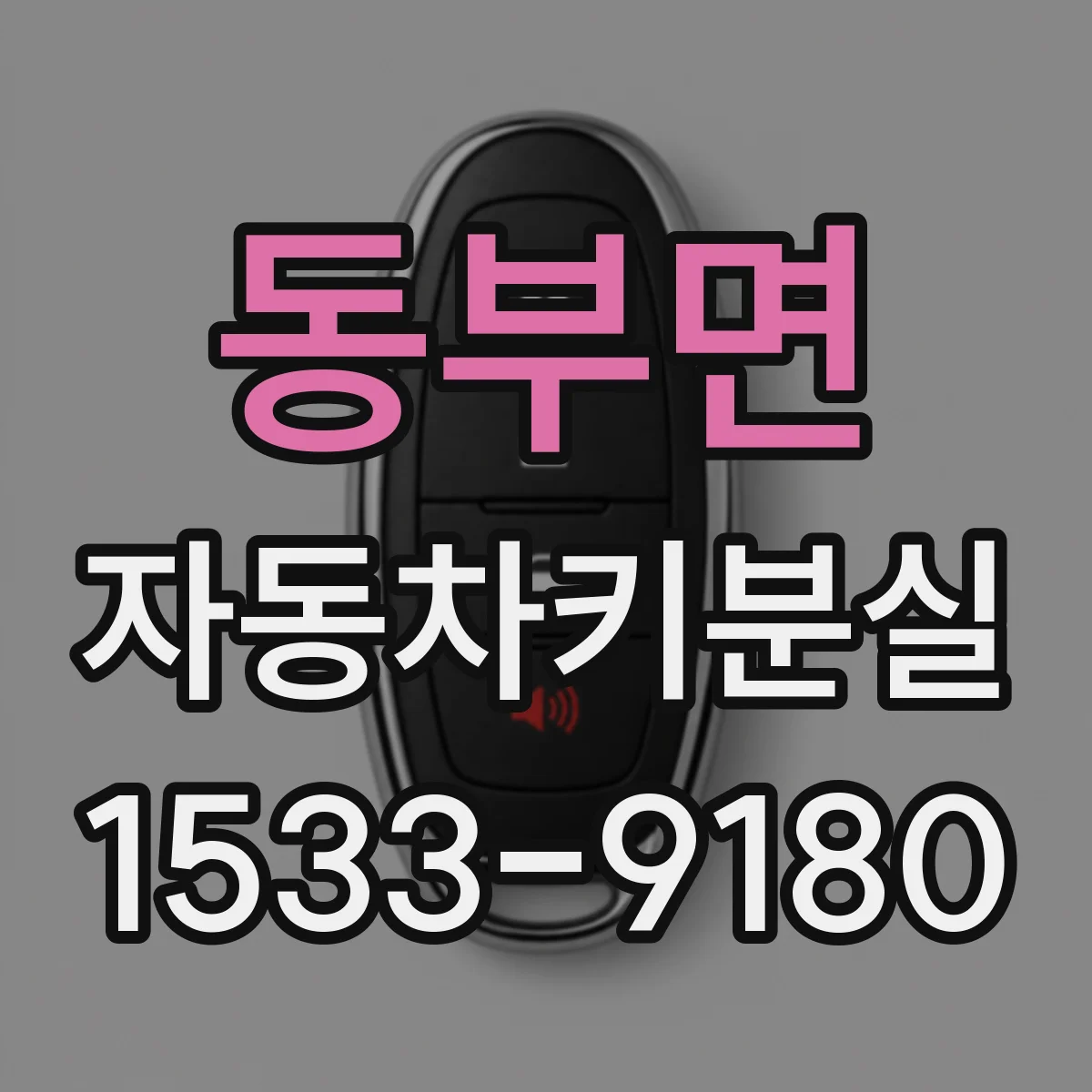 동부면 자동차키분실