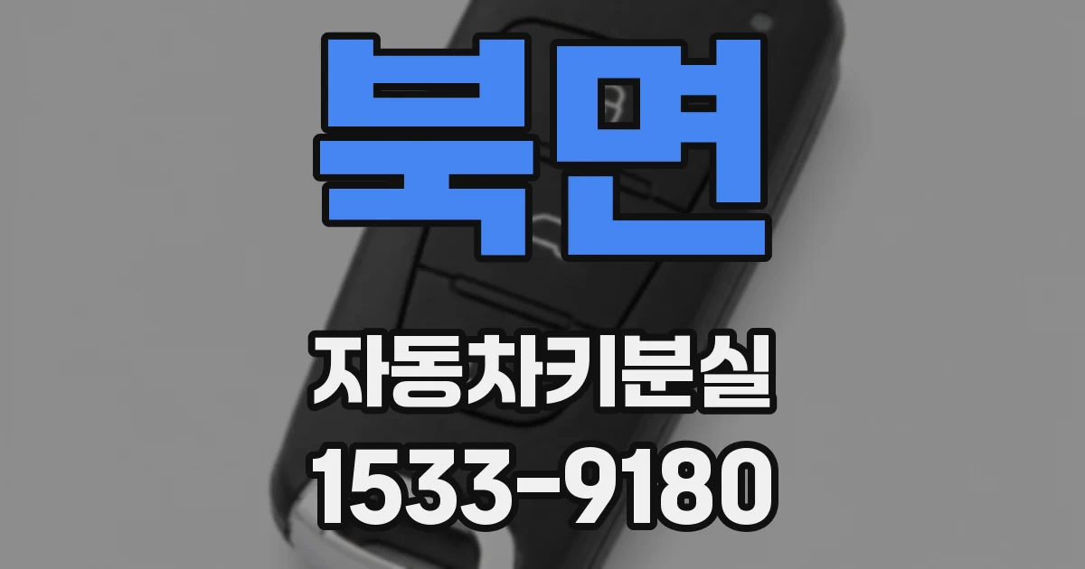 북면 자동차키분실