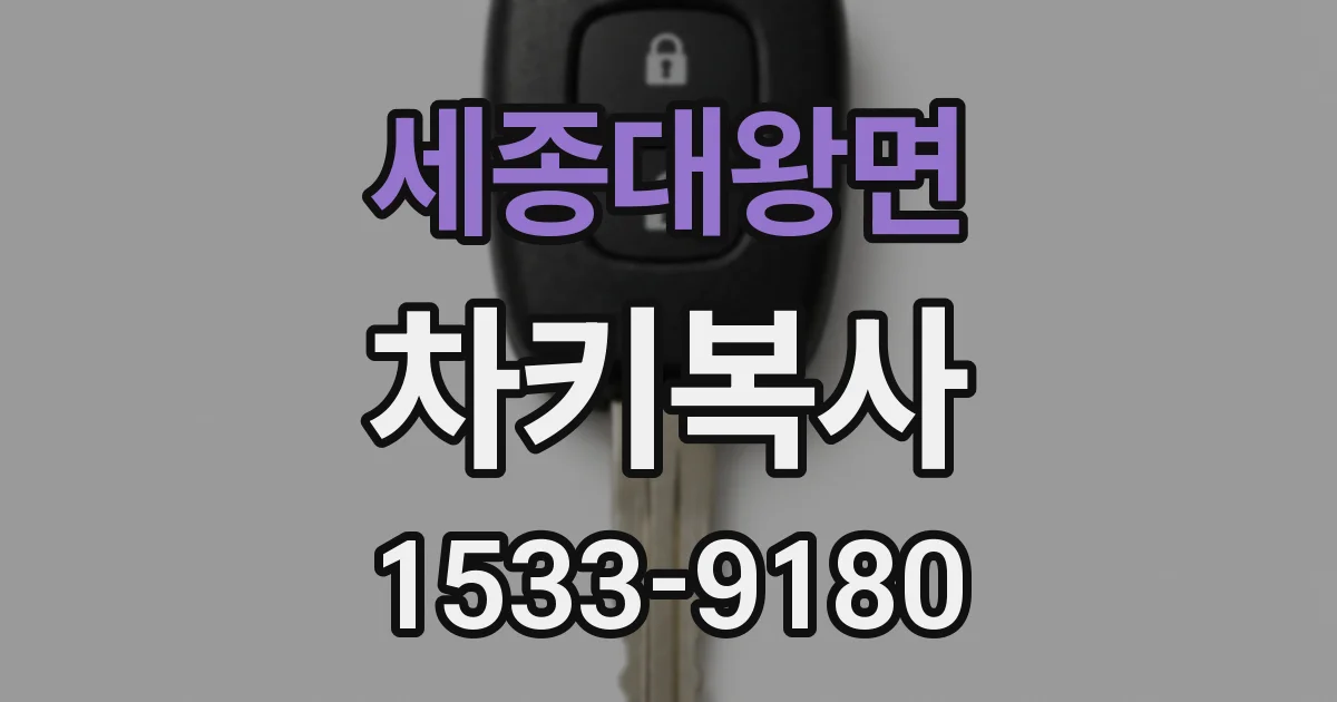 세종대왕면 차키복사