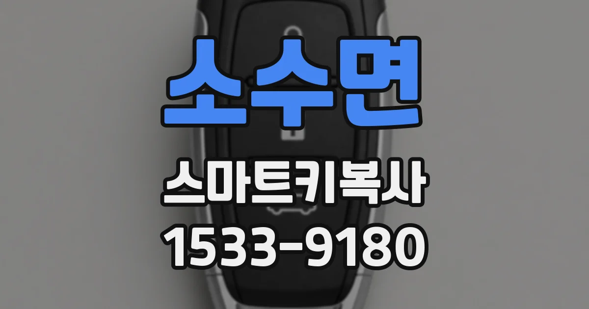 소수면 스마트키복사