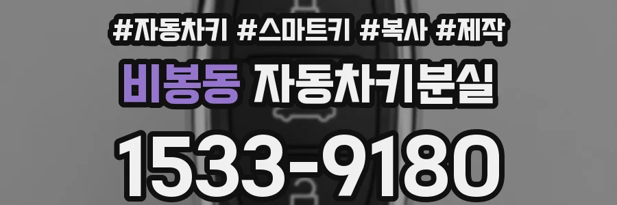 비봉동 자동차키분실