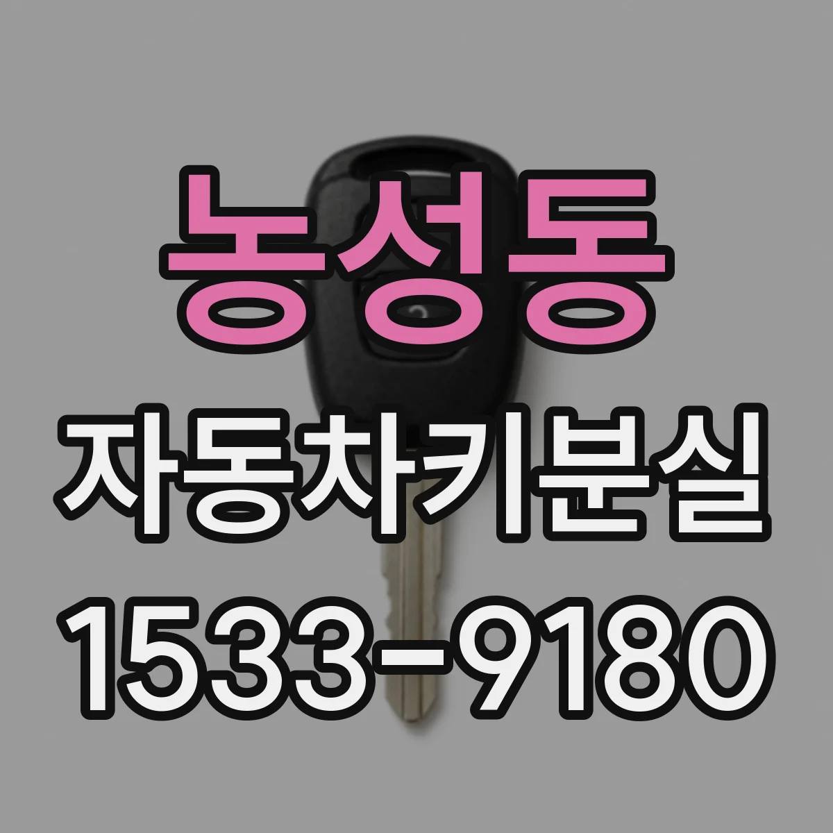농성동 자동차키분실