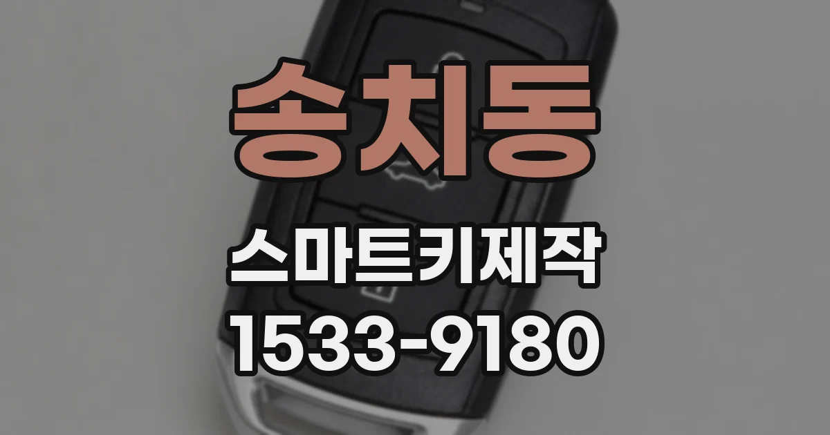 송치동 스마트키제작