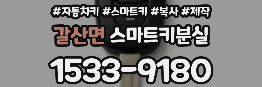갈산면 스마트키분실