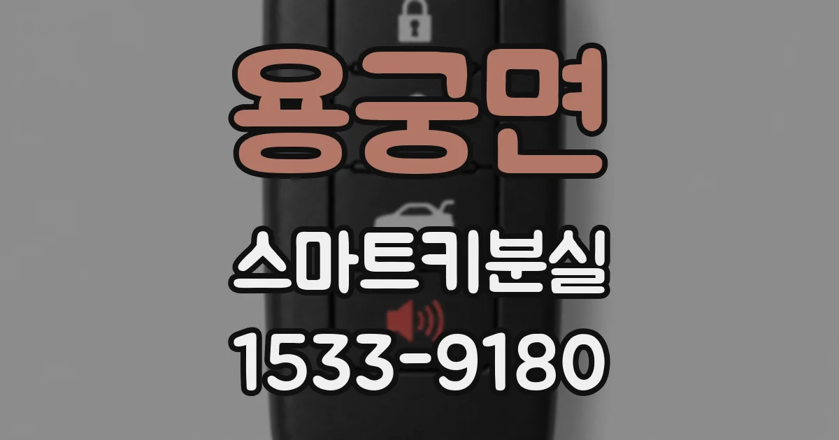 용궁면 스마트키분실