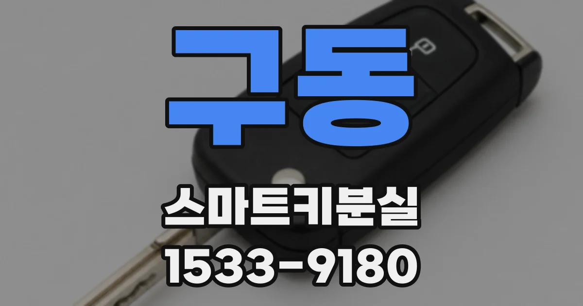 구동 스마트키분실