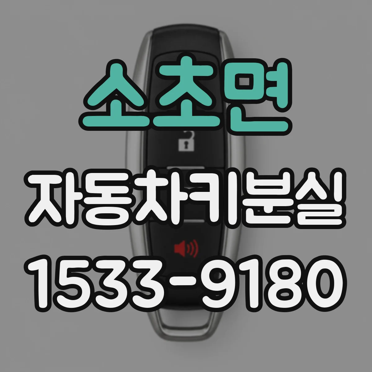 소초면 자동차키분실