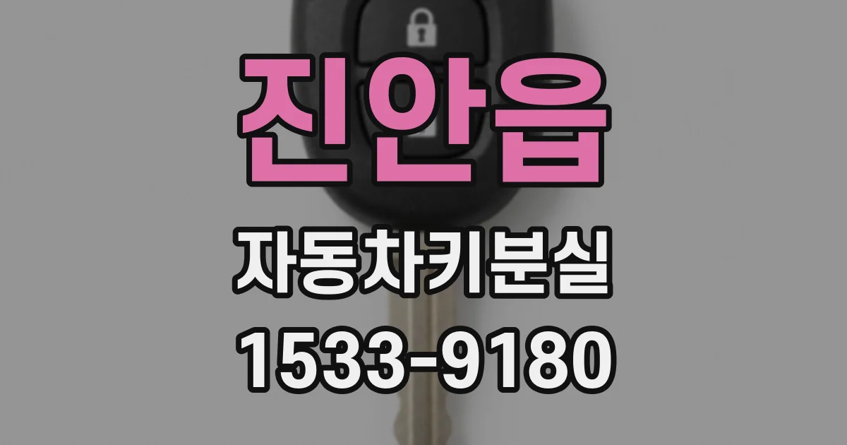 진안읍 자동차키분실