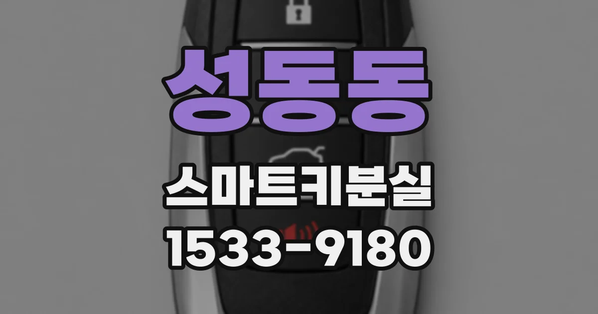 성동동 스마트키분실