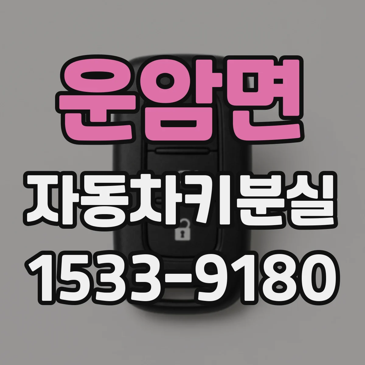 운암면 자동차키분실