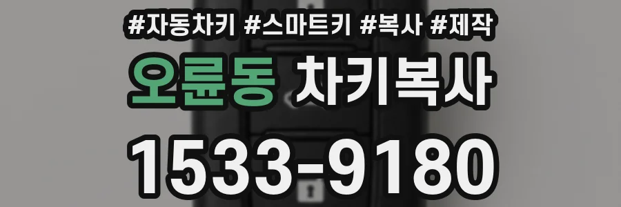 오륜동 차키복사