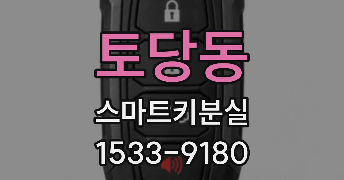 토당동 스마트키분실