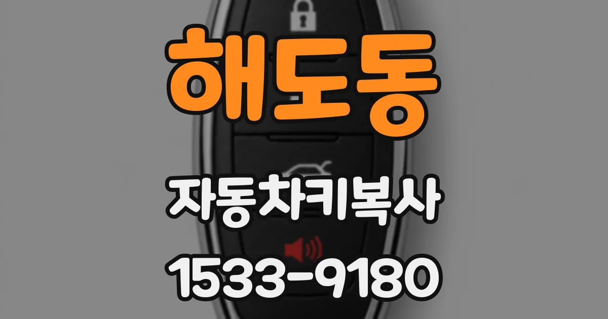 해도동 자동차키복사