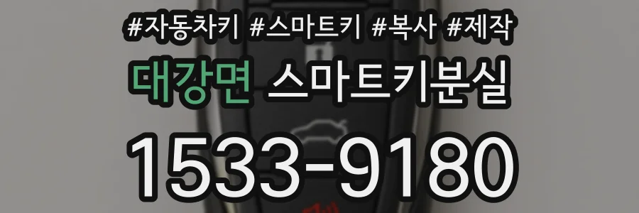 대강면 스마트키분실