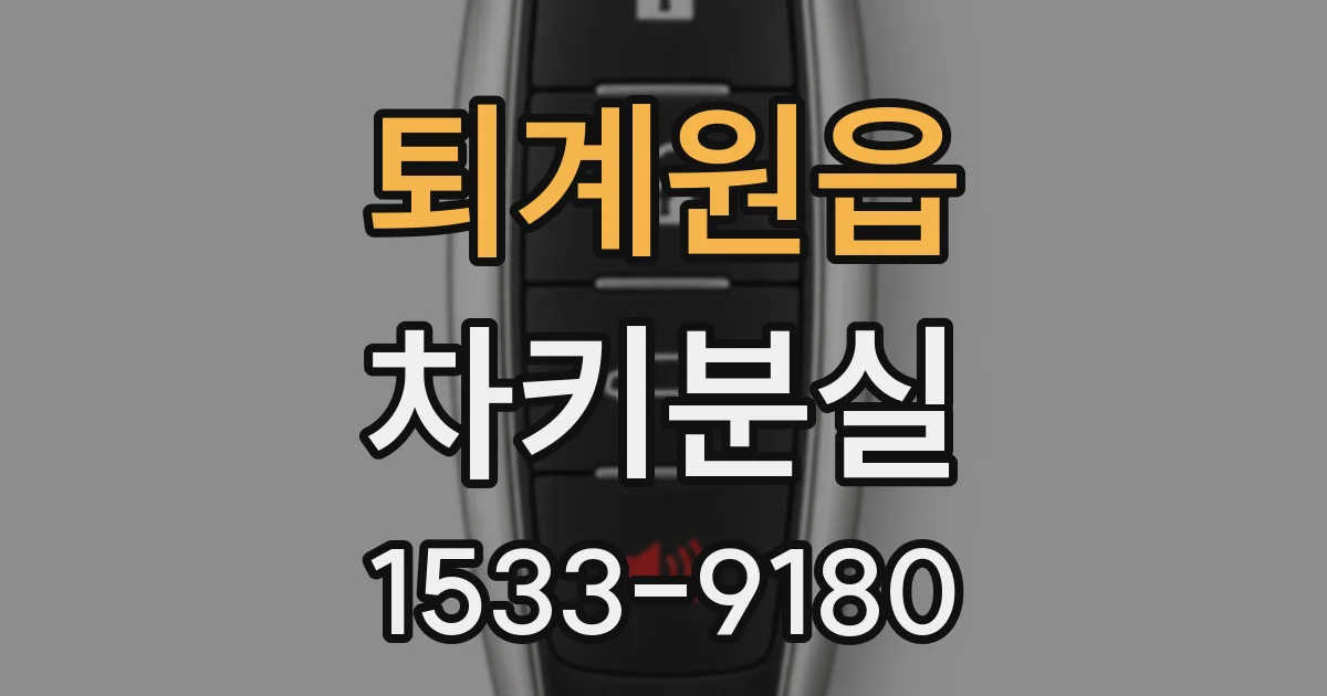 퇴계원읍 차키분실