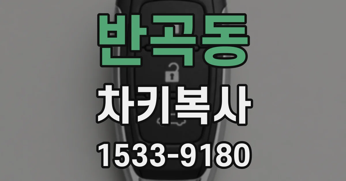 반곡동 차키복사