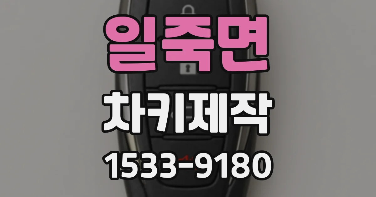일죽면 차키제작