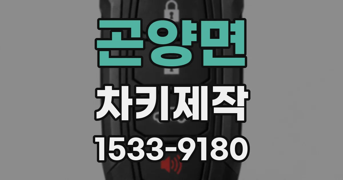 곤양면 차키제작