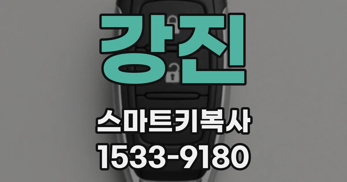 강진 스마트키복사