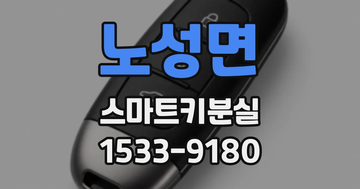 노성면 스마트키분실
