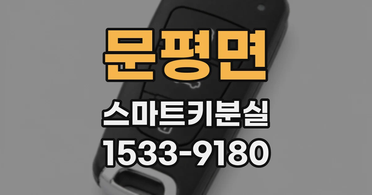 문평면 스마트키분실