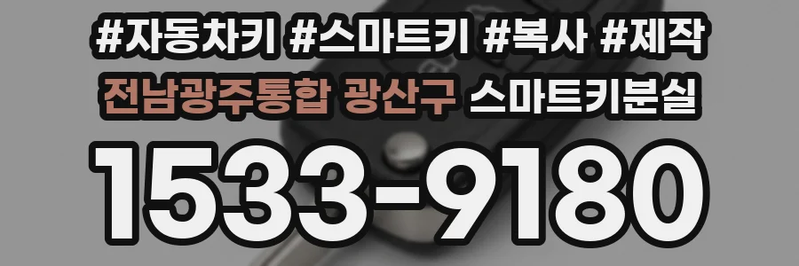 전남광주통합 광산구 스마트키분실