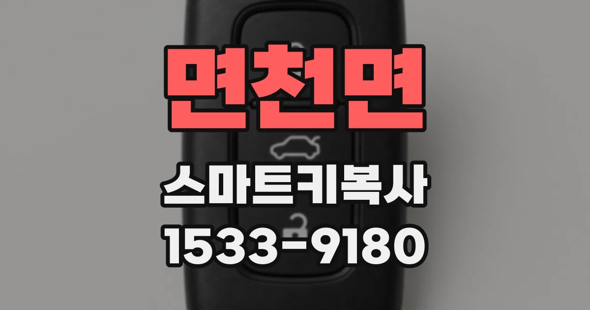 면천면 스마트키복사