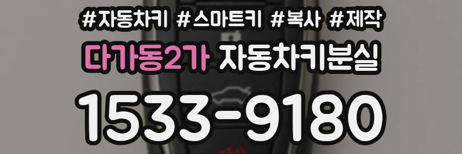 다가동2가 자동차키분실