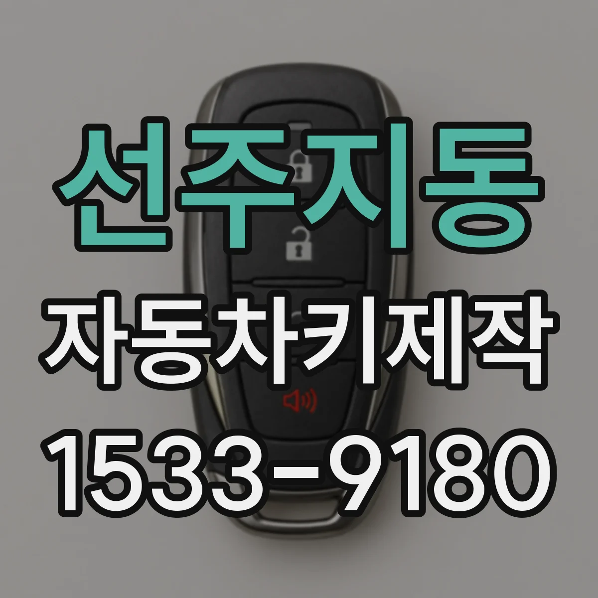 선주지동 자동차키제작
