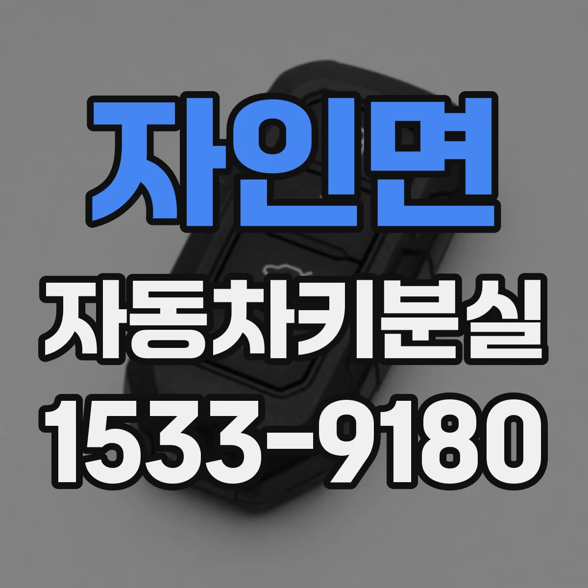자인면 자동차키분실