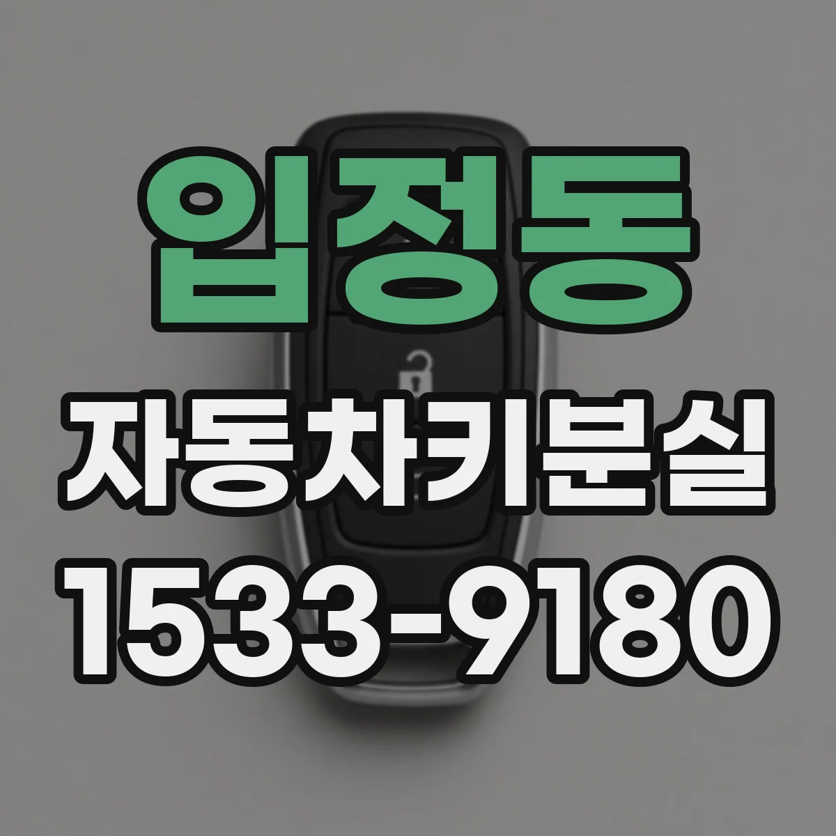 입정동 자동차키분실