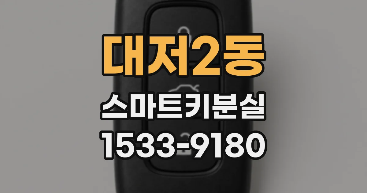 대저2동 스마트키분실