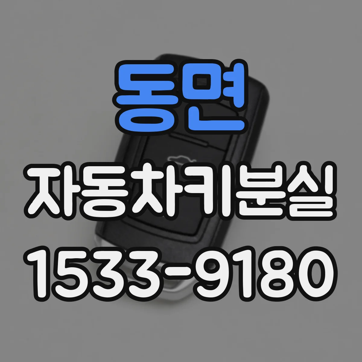 동면 자동차키분실