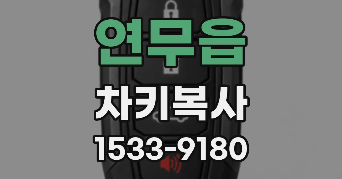 연무읍 차키복사