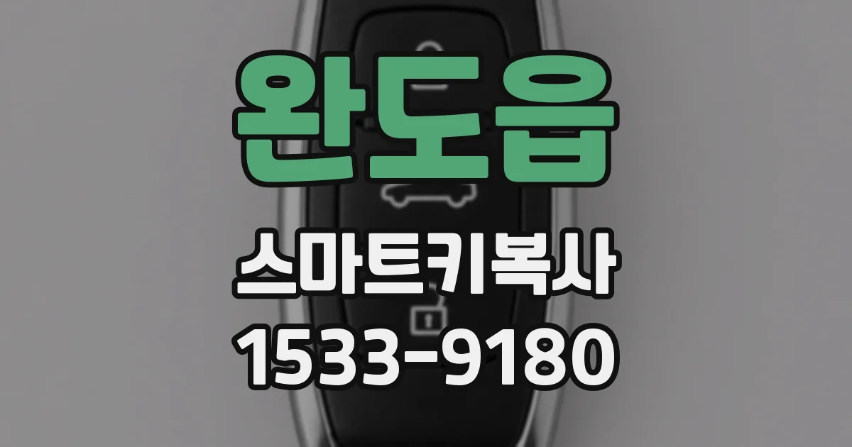 완도읍 스마트키복사