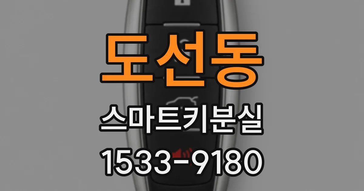 도선동 스마트키분실