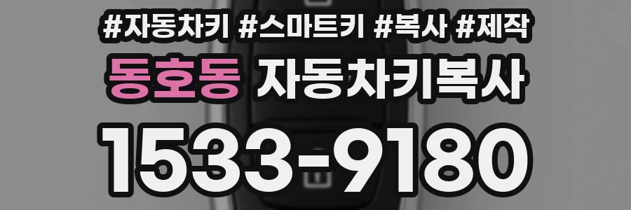 동호동 자동차키복사