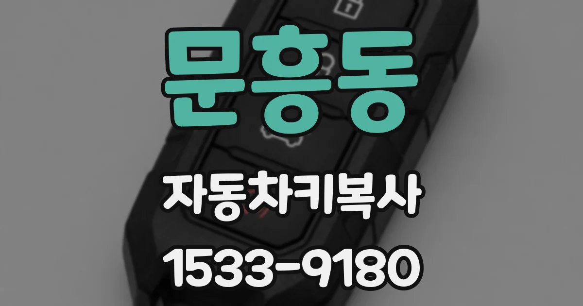 문흥동 자동차키복사