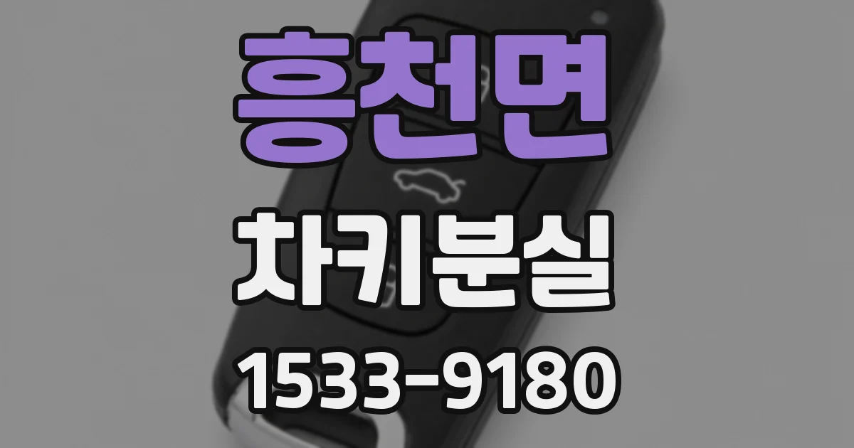 흥천면 차키분실