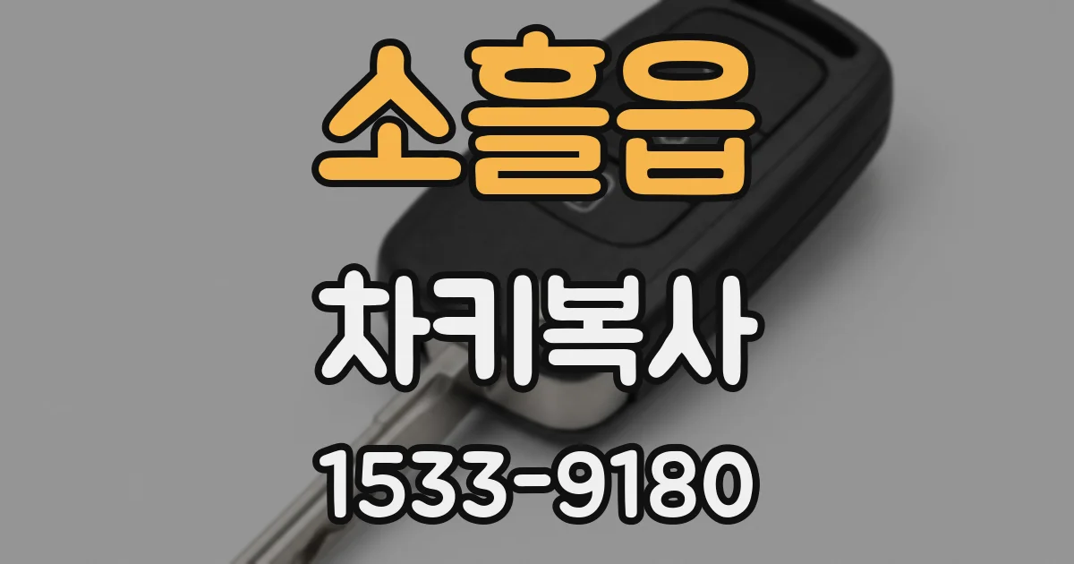 소흘읍 차키복사