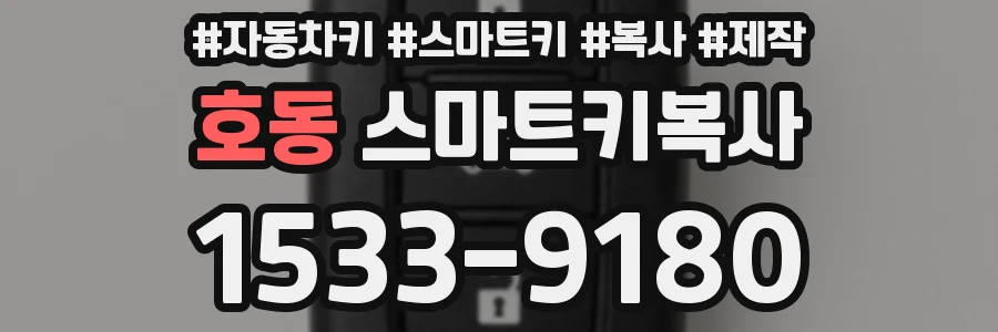 호동 스마트키복사